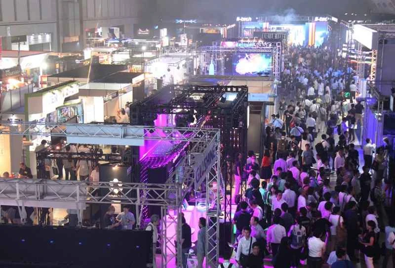 Messestandgestaltung und -anmeldung für die japanische audiovisuelle Messe 2027