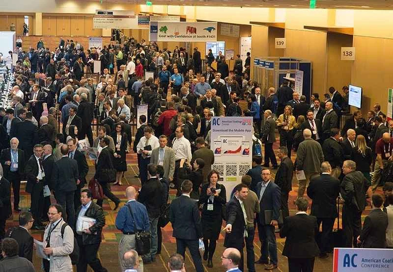 Messeaufbau und Anwendung für die Coatings Show 2026